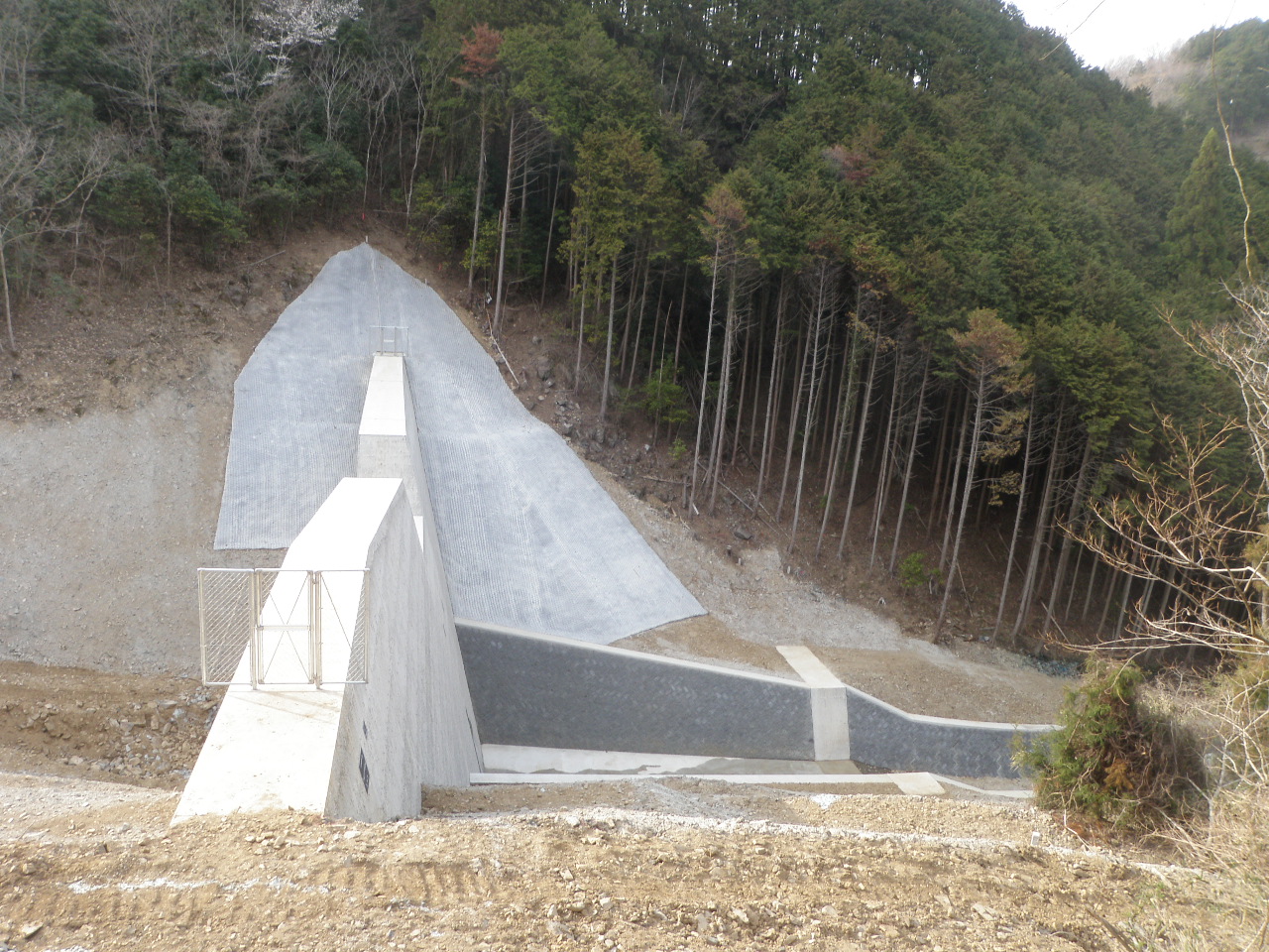 （砂）大谷川砂防堰堤工事　